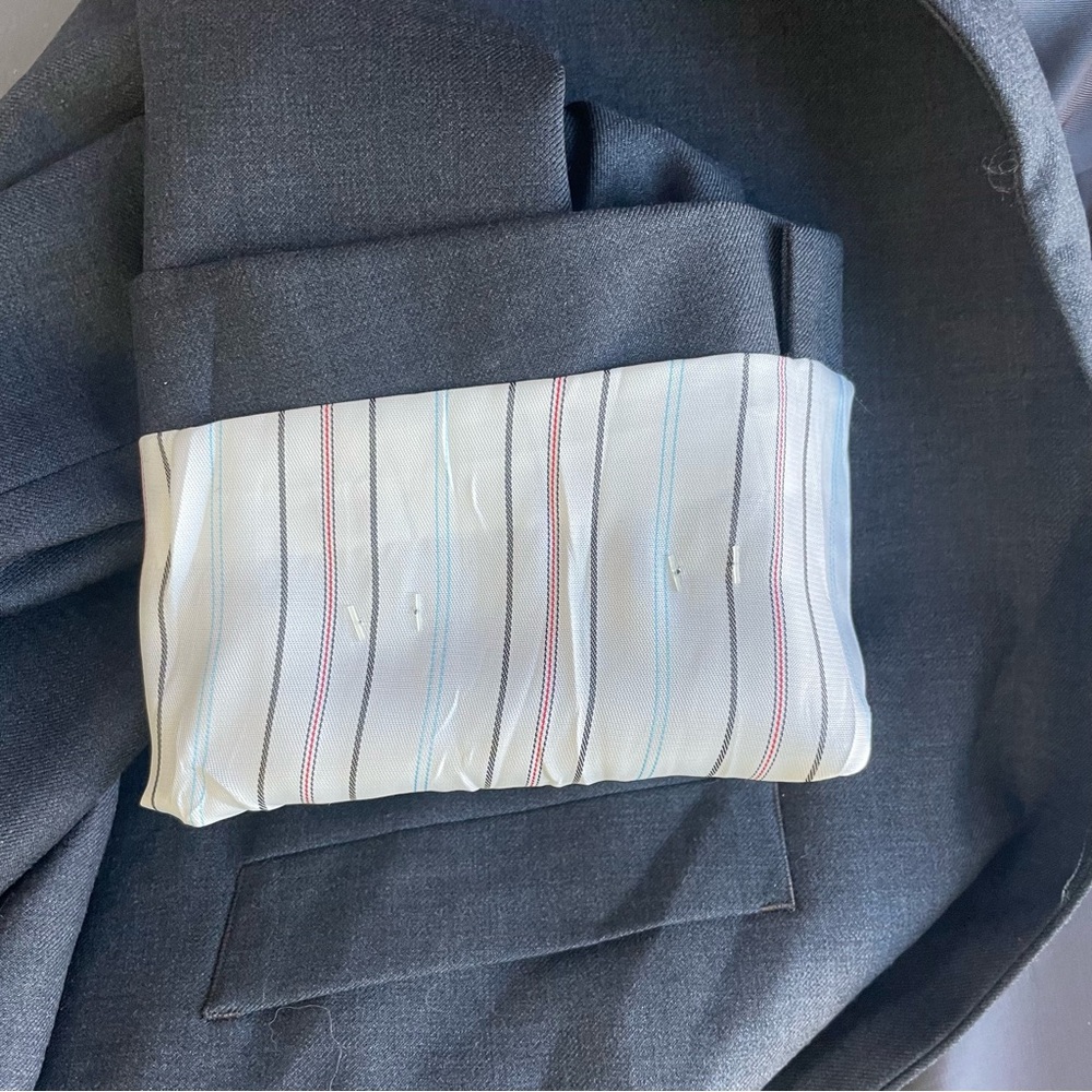 NWT Lauren Ralph Lauren 40R Blazer 100% Wool Ultraflex Charcoal Grey Sport #716 - Picture 11 of 15